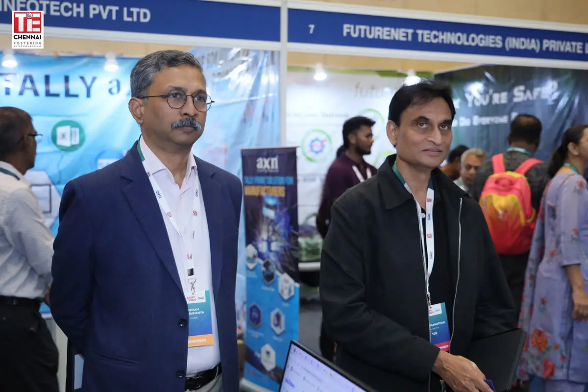 Exhibitor stall at TiE Sandhai
